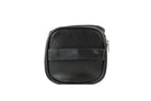 Black Garzini Toiletry Bag side view, focusing on durable construction and sleek travel-friendly design.